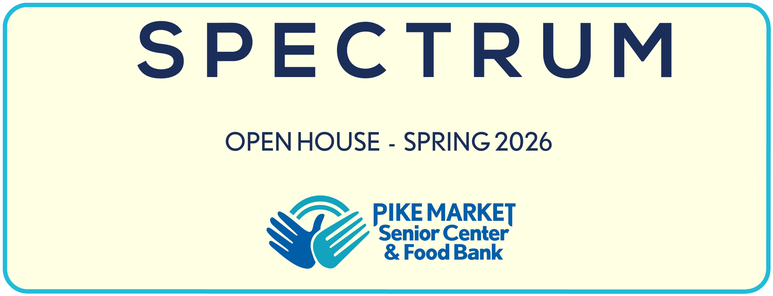 Spectrum open house fundraising page for PMSC-FB